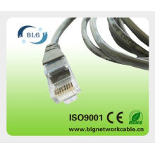 Rj45 enchufe cable cat5e con conductor de aluminio en China con precio de fábrica